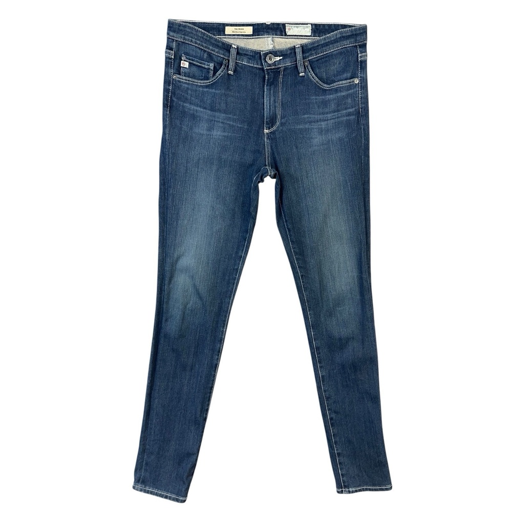 AG Adriano Goldschmied Jean 27R‎ Blue Denim The Prima Mid Rise Cigarette Stretch